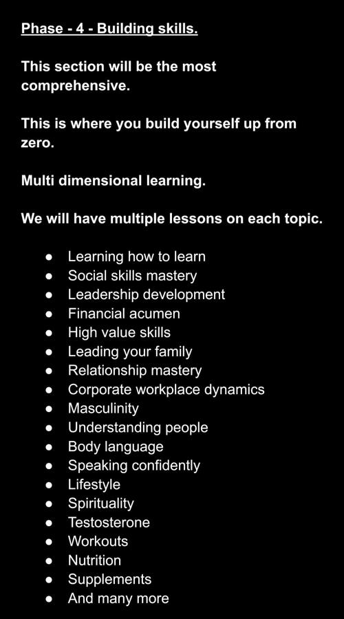 Phase 4 - Multi Dimensional Learning